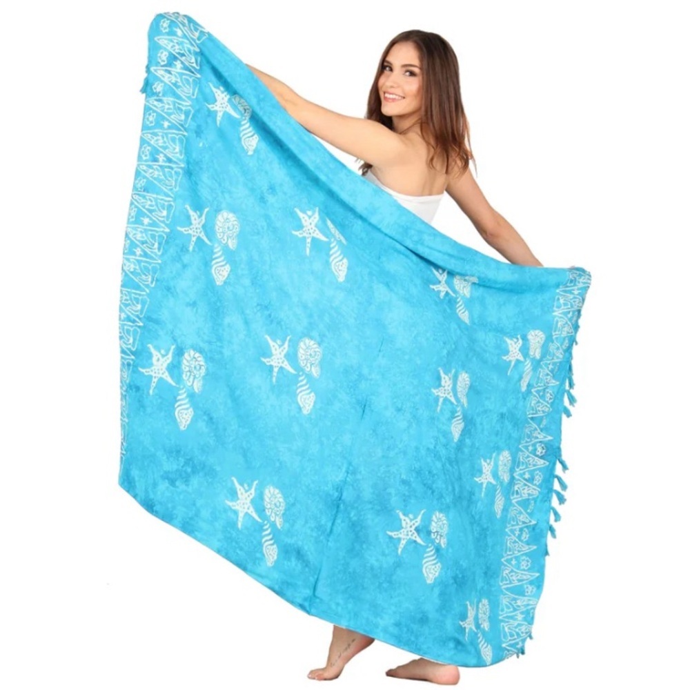 Beach Cover Swimming Pool Resort Vacation Sarong Halter Wrap Towel Dress NWT ๐๏ธ - Picture 13 of 16